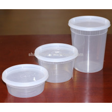 Récipient de nourriture en plastique de tailles diverses / boîte en plastique de stockage de nourriture / récipient en plastique de stockage de nourriture pour le micro-onde